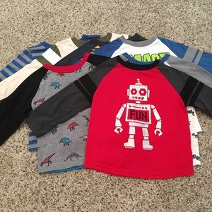 Toddler boy long sleeve tees